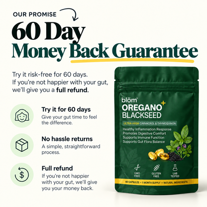 Oregano + Black Seed Oil | Daily Gut Support