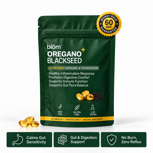 Oregano + Black Seed Oil | Daily Gut Support